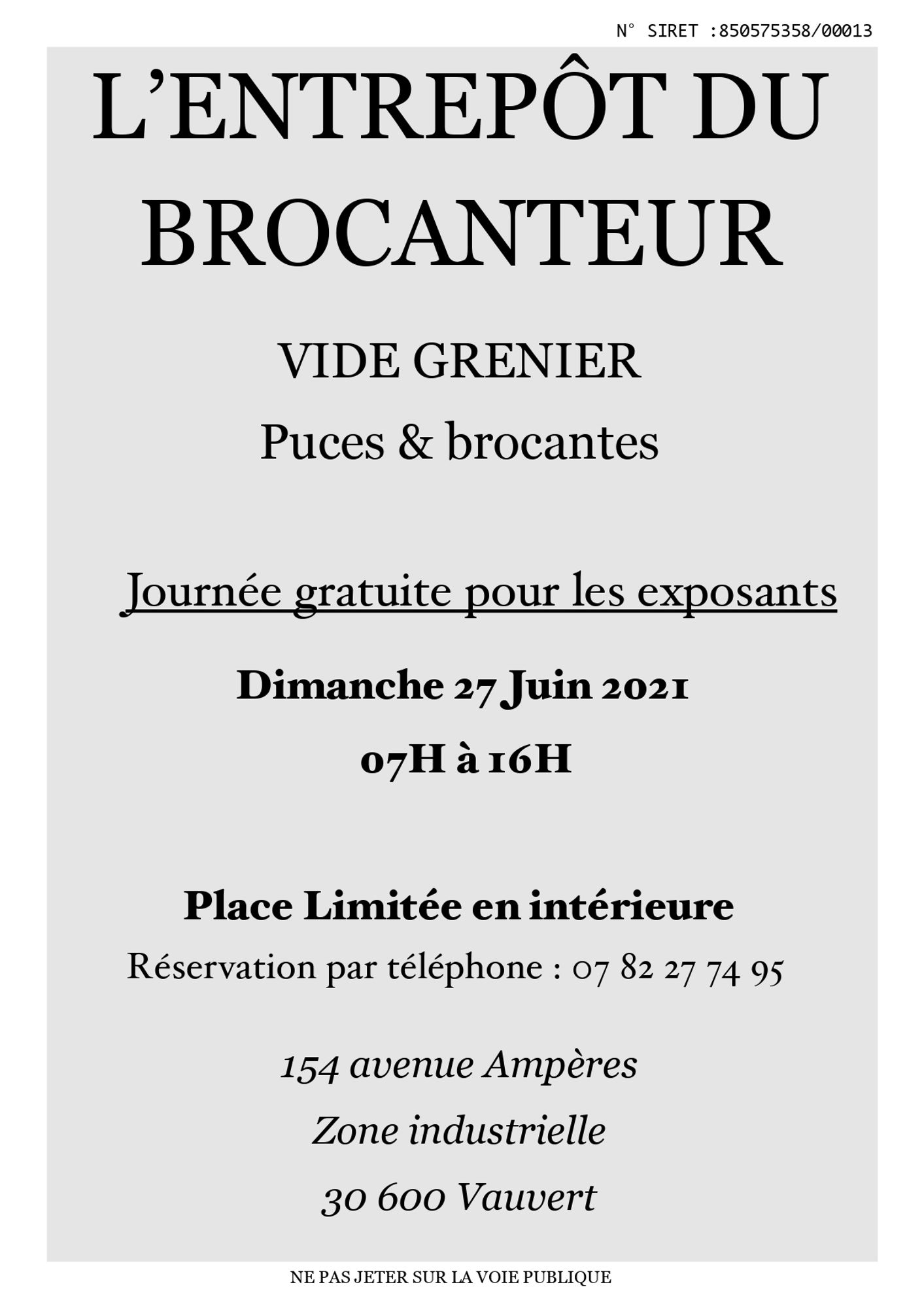 L'entrepôt du brocanteur